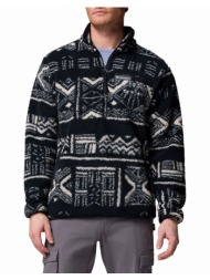 columbia ανδρική μπλούζα rugged ridge™ high pile half zip cf07-2135471-010 jetblack