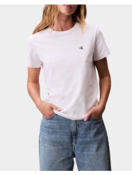 calvin klein archive jersey crew tee eu lv047b224g-yaa white
