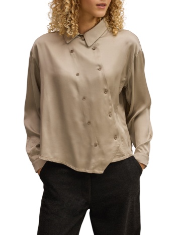 namaste πουκαμισο ww0425013-grey biege σε προσφορά