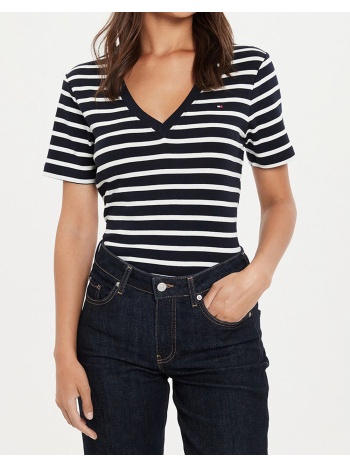 tommy hilfiger new slim cody v-neck ss ww0ww40584-02c