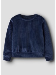 name it nmfveloa ls velvet short top 13235117-navy blazer navyblue