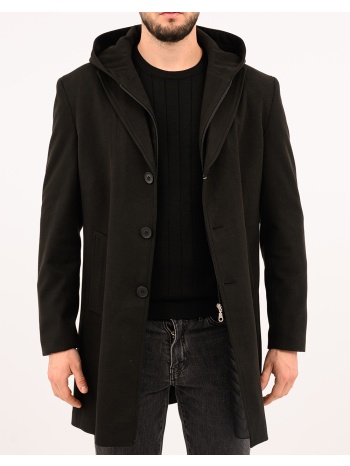 lexton ημιπαλτο με μοστρα & κουκουλα 02.36.tom