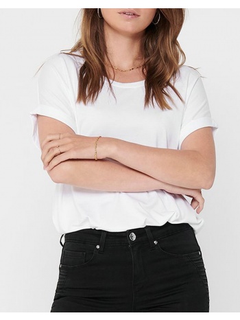 only onlmoster s/s o-neck top noos jrs 15106662-white white σε προσφορά