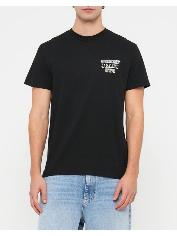 tommy jeans tjm slim entry bills ss tee dm0dm22321-bds black