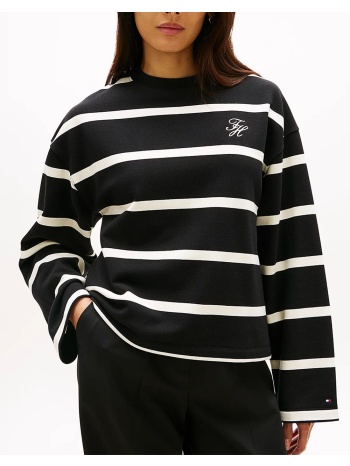 tommy hilfiger th script mdrn terry swtshrt ww0ww48431-0au