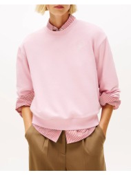 tommy hilfiger th script reg terry swtshrt ww0ww49418-tpg lightpink