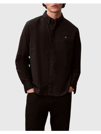 calvin klein jeans ls solid oxford classic shirt