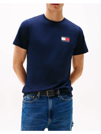 tommy jeans tjm slim essential flag tee ext dm0dm20740-c1g