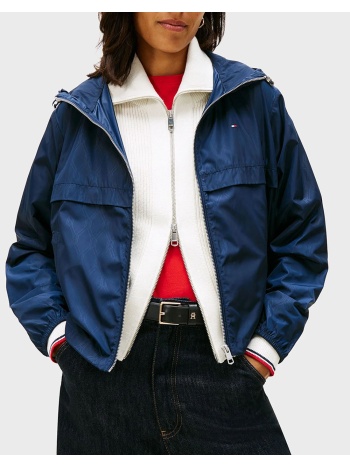 tommy hilfiger nylon flag aop windbreaker ww0ww48001-c1g