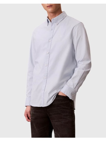 calvin klein jeans ls solid oxford classic shirt