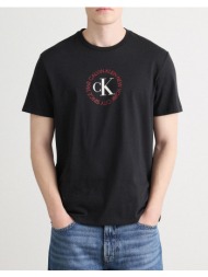 calvin klein jeans ss 30s whsl ck word circle graph lv14re816g-ub1 black