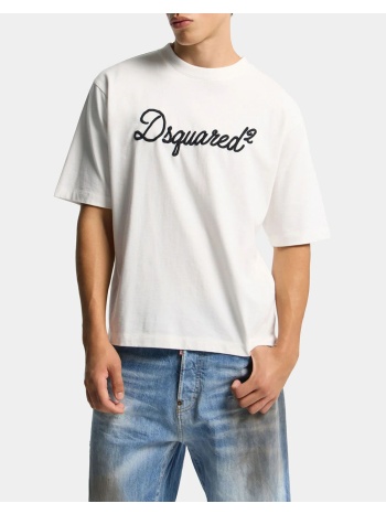 dsquared2 μπλουζα s74gd1524d20106-100 white
