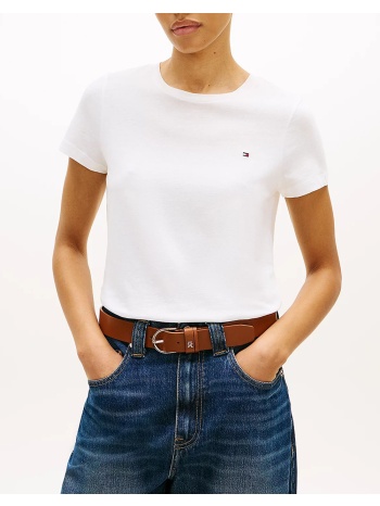 tommy hilfiger heritage crew neck tee ww0ww22043-100 white