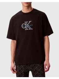 calvin klein ss 16s tricolor monologo graphic lv04re815g-ub1 black