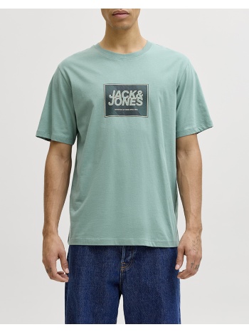 jack&jones jjrain tee ss crew neck 12288097-mineral blue