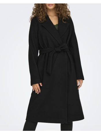 only onlalvilda life wrap coat otw noos 15314362-blacksolid