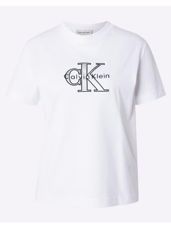 calvin klein jeans ss classic monologo metallic cne