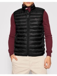 tommy hilfiger μπουφαν αμανικο packable recycled vest mw0mw18762-bds black