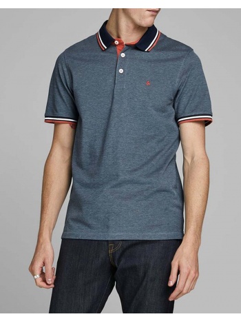 jack&jones μπλουζα αντρικη jjepaulos polo ss noos