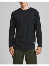jack&jones μπλουζα jjenoa tee o-neck ls noos 12190128-black black