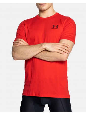 under armour μπλουζα ua sportstyle lc ss 1326799-600 red σε προσφορά