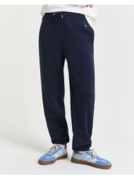 gant παντελονι φουτερ reg shield sweatpants 3gw4200500-433 darkblue