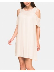 glamorous γυναικειο εκρου mini φορεμα ka5961-ecru ecru