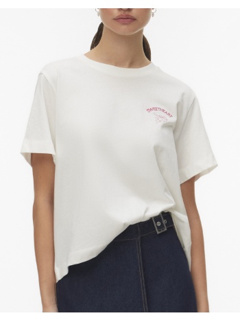 vero moda vmsophie mette ss top box jrs ga 10341351-snow