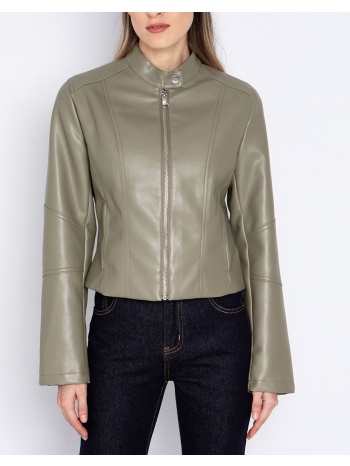 toi&moi τζακετ δερματινη 60-1712-126-334 khaki