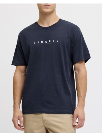 jjrebel jrebrocky logo tee ss crew neck sn 12271037-navy