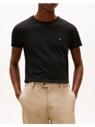 tommy hilfiger core stretch slim c-neck tee mw0mw27539-bds black