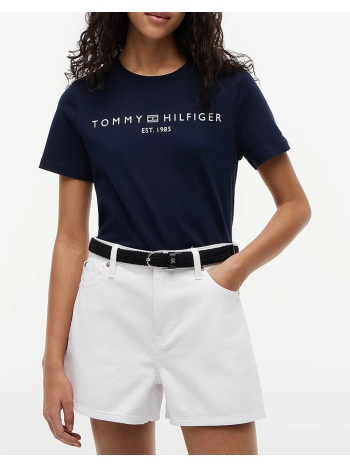 tommy hilfiger reg corp logo c-nk ss ww0ww40276-c1g darkblue