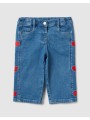 ovs denim wide leg w/band 2514641-medium blue denimblue