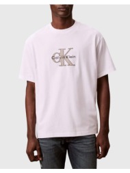 calvin klein ss 16s tricolor monologo graphic lv04re815g-yaf white