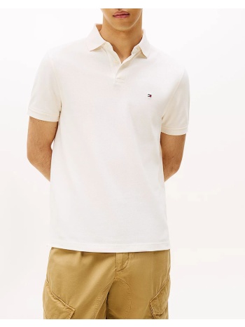 tommy hilfiger 1985 regular polo mw0mw17770-z00 offwhite