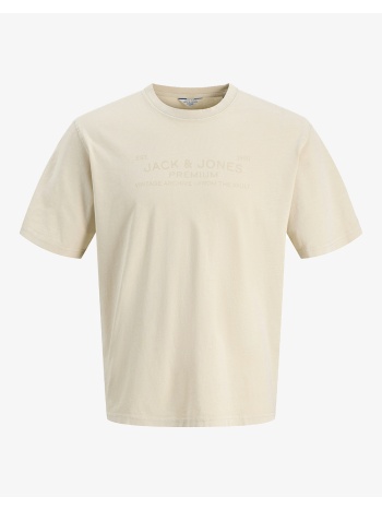 jack&jones jprbluaiden ss tee 12293014-moonstruck cream