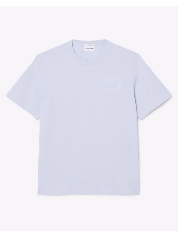 lacoste μπλουζα κμ tee-shirt ss 3th0753-j2g lightblue