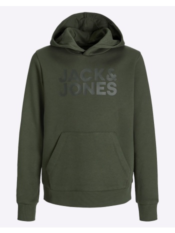 jack&jones sweat hood noos 12152841-duffel bagbig tonal