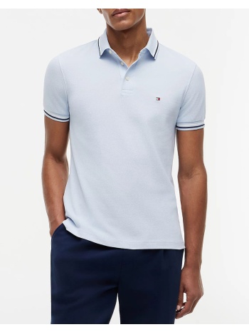 tommy hilfiger tipped slim fit seasonal polo mw0mw39993-c1o