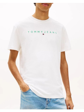 tommy jeans tjm reg linear logo tee ext dm0dm20744-l5y