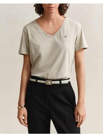 gant μπλουζα κμ reg shield ss v-neck t-shirt 3gw4200750-3