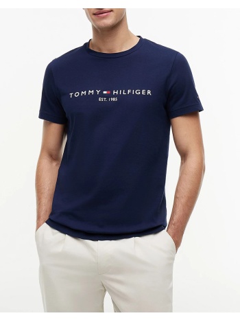 tommy hilfiger tommy logo tee mw0mw11797-dcc navyblue