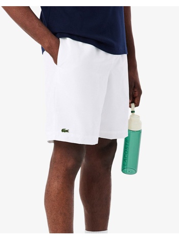 lacoste σορτς short 3gh353t-001 white