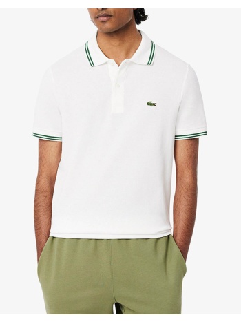 lacoste μπλουζα κμ polo ss 3ph9875-001 white