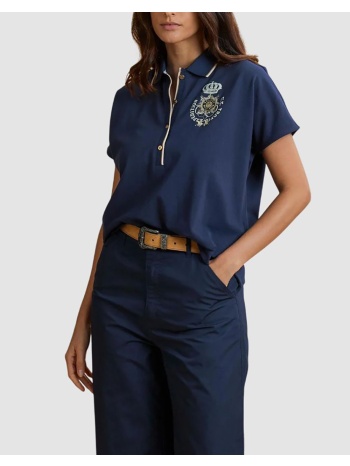 la martina μπλουζα πολο κμ woman polo s/s piquet stretch