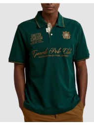 la martina μπλουζα πολο κμ man s/s polo piquet visible st 3lmmcpg32-03183 green