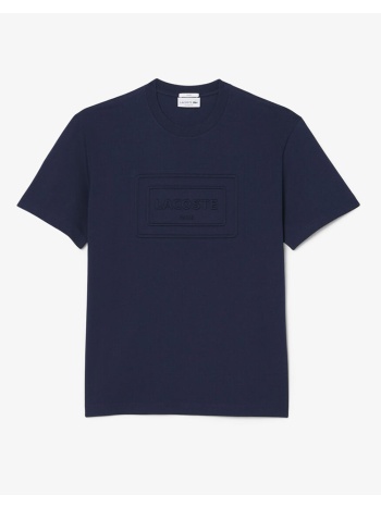 lacoste μπλουζα κμ tee-shirt ss 3th0794-166 navyblue