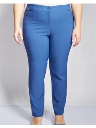 parabita κρεπ παντελόνι slim fit 012610200319-024 blue