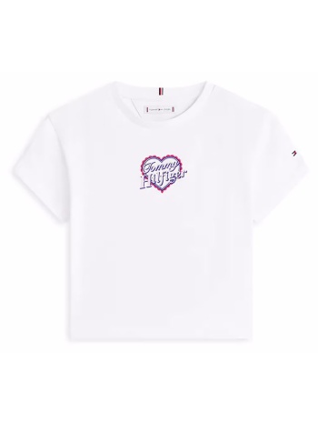 tommy hilfiger tommy heart embro tee ss