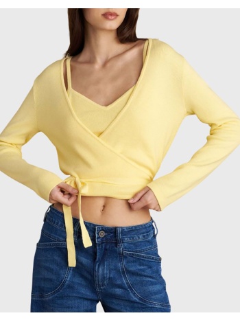 attrattivo ζακετα&μπλουζα σετ 9p23401-kitri yellow